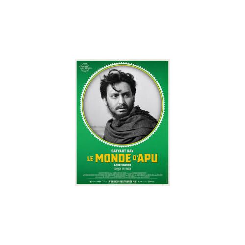 La Trilogie D'apu : Le Monde D'apu De Satyajit Ray - Affiche Originale De Film Format 120 X 160 Cm