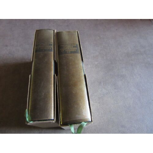 2 Vol Chateaubriand Oeuvres Romanesques Et Voyage Pleiade 1969