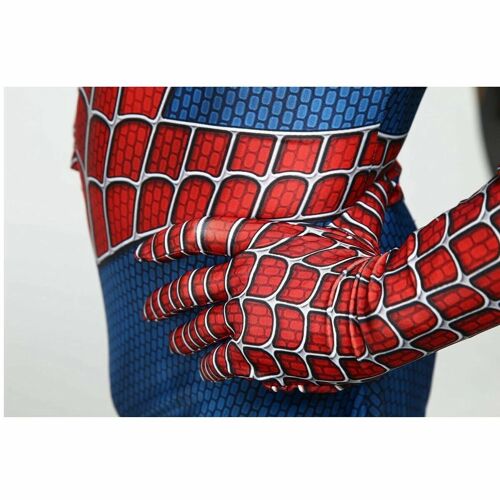 Halloween Spiderman Kostüm Kinder Superhéros Spider-Man Combinaison Jumpsuit Cosplay Taille 150 Adapté Pour La Hauteur 145 Cm   155 Cm