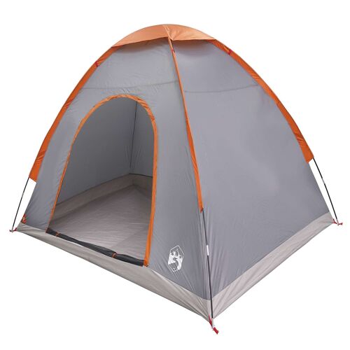Vidaxl Tente De Camping Avec Toit Gris Et Orange 190 X 140 X 105 Cm