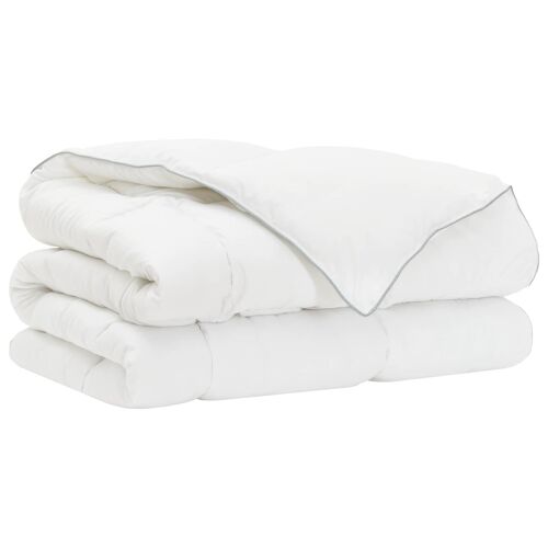 vidaXL Duvet complet toute l'année Blanc 140 x 200 cm Fibre de bambou