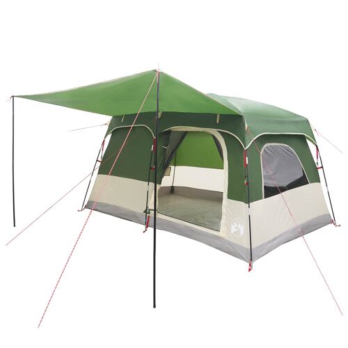 Vidaxl Tente Familiale Avec Toit Vert 320 X 210 X 180 Cm Polyester