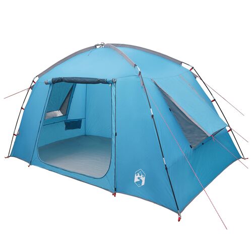Vidaxl Tente Cabane Avec Toit Bleu 300 X 210 X 156 Cm Polyester