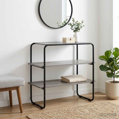 vidaXL Table console Sonoma gris 100 x 41 x 75 cm Bois d'ingénierie