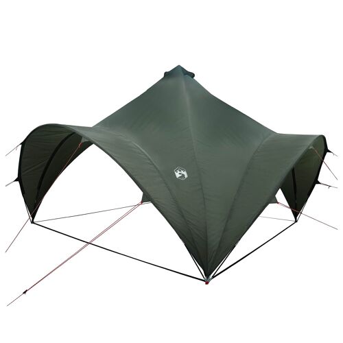 Vidaxl Tente De Fête Vert Armée 400 X 400 X 320 Cm Polyester Et Acier