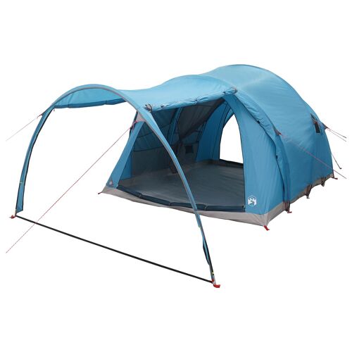 Vidaxl Tente Tunnel Bleu 370 X 275 X 210 Cm Polyester Et Acier