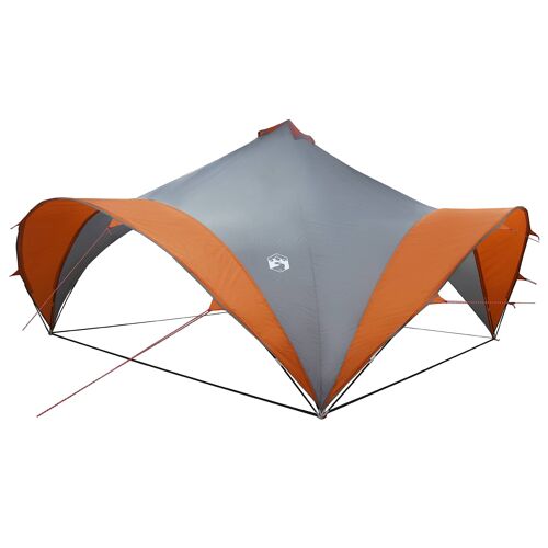 Vidaxl Tente De Fête Avec Toit Gris Et Orange 500 X 500 X 350 Cm