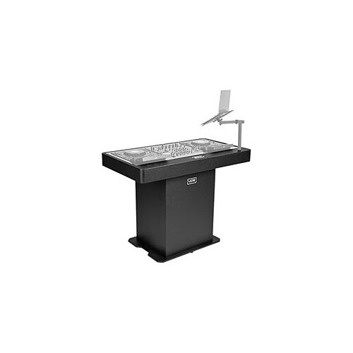 U 91106 BL Ultimate DJ Podium Workstation Black