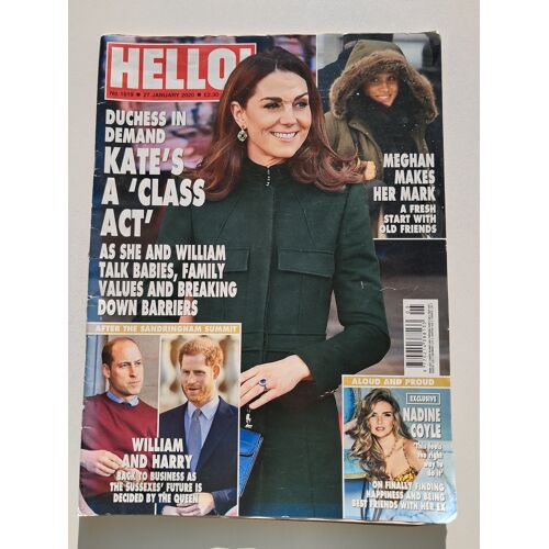 Magazine Hello Janvier 2020 - Duchess In Demand : Kate Middleton