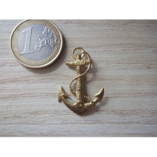 Insigne Ancre Pour Coiffe Troupe Marine Collection Militaire