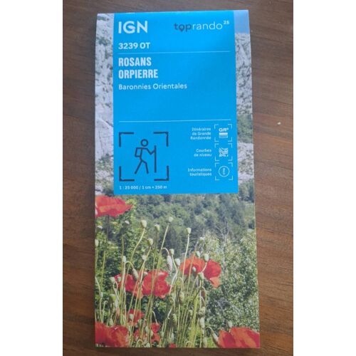 Carte Ign Top 25 3239ot Rosans Orpierre