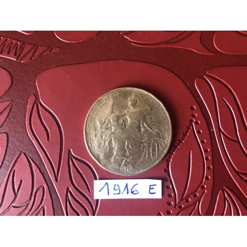 Pièce De 10 Centimes De Francs Dupuis 1916 Etoile