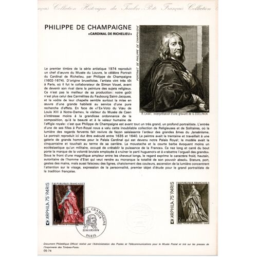 Document Philatélique Officiel Philippe De Champaigne