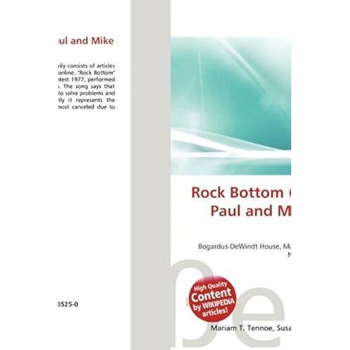 Rock Bottom (Lynsey De Paul And Mike Moran Song)