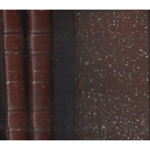 Etg Anciens -La Fontaine Tome 1 Et 2 - Illustration Granville - 1838 - Ed. Fournier Ainé - 292 P + 312 P