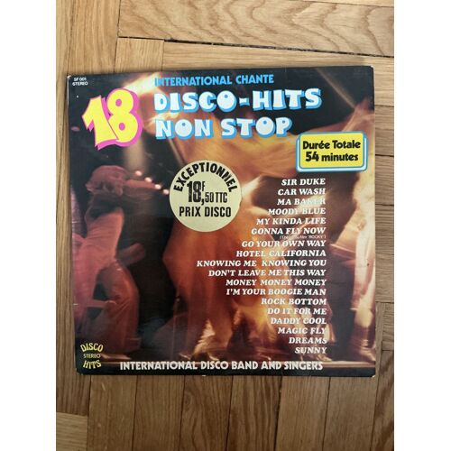 Disque Vinyl 18 Disco-Hits Non Stop. International Disco Band And Singers