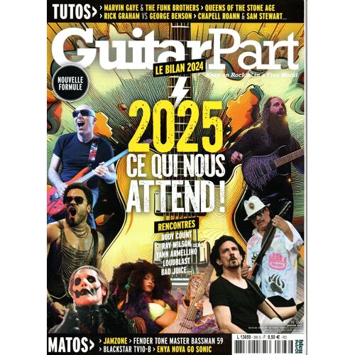 Guitar Part N° 366 - Janvier 2025 : Body Count, Ray Wilson, Yann Armellino, Loudblast, Bad Juice...