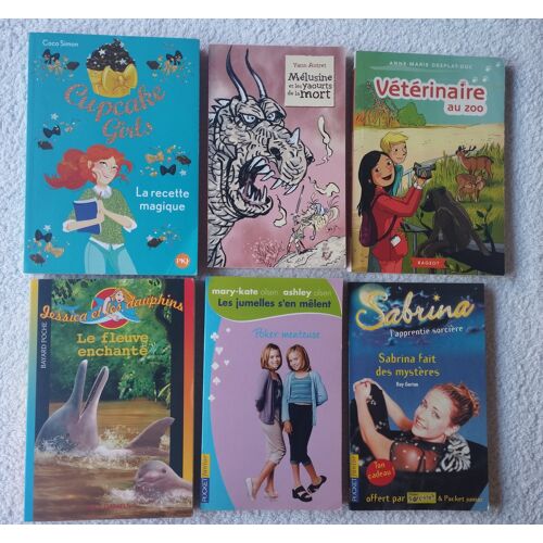 Lot 6 Livres Jeunesse Dès 9 Ans