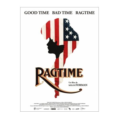 Ragtime De Milo? Forman Avec James Cagney, Elizabeth Mcgovern... - Affiche Originale Du Film Format 120 X 160 Cm