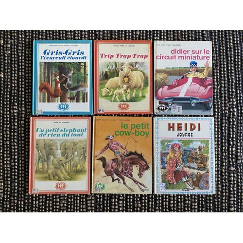 Lot 6 Livres Enfant Vintage