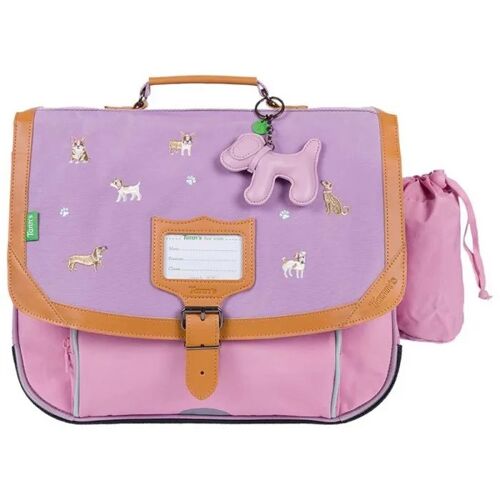 Tann's - Cartable 38cm "Mila" violet/rose - 13889