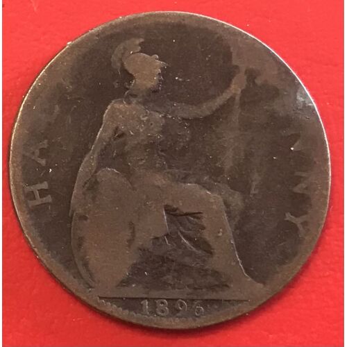 1/2 Penny - Victoria - 1896 - Royaume Uni