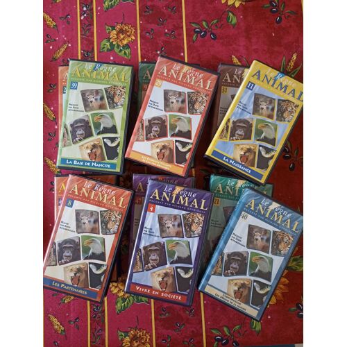 35 Cassettes VHS Règne animal