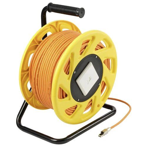 Câble d'extension réseau RJ45 Renkforce Cat.7a brut S/FTP 90 m Orange sans halogène (RF-5264736)