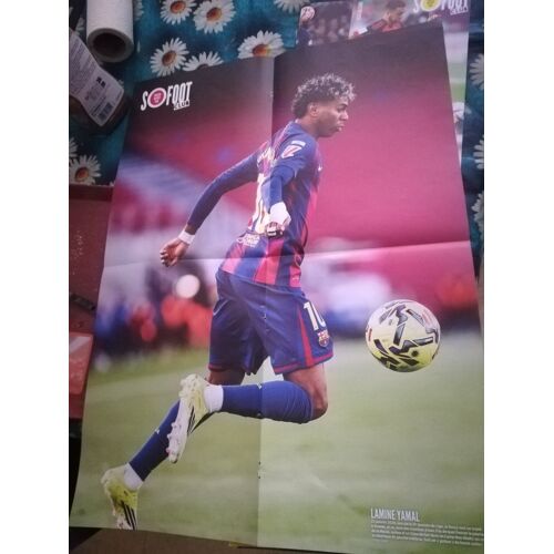Poster Mané Sadio Senegal Et Yamal Lamine Barcelone