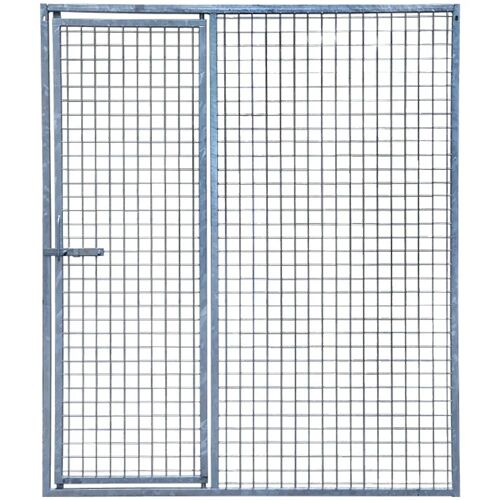 Panneau De Chenil Maille Carrée 1,5m Avec Porte - Hauteur 184 Cm