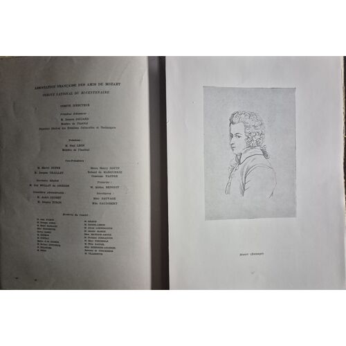 Mozart - Hommage Du Comité National Du Bicentenaire - Ouvrage Sous Emboitage Cartonné - Exemplaire 223 / 700 De L'Édition Originale