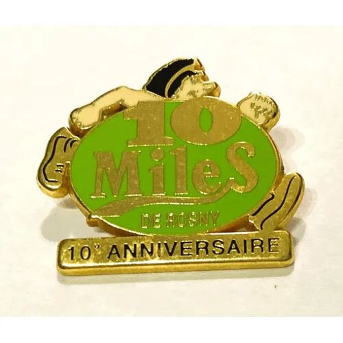 Pins Athlétisme 10 Miles De Rosny 10ème Anniversaire / 78 Yvelines