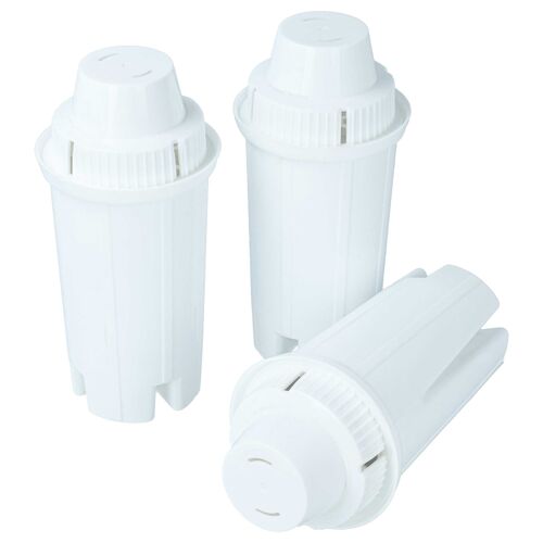 vhbw 3x Filtres à eau compatible avec Brita Classic machine à café automatique, machine à expresso, blanc