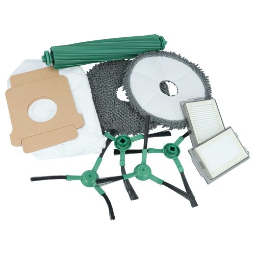 vhbw Kit d'entretien de 10 pièces compatible avec iRobot Roomba Plus 405 Combo, Plus 505 Combo robot aspirateur