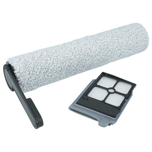 vhbw Kit d'entretien compatible avec Tineco Floor One S7 Pro, Floor One S6 aspirateur - rouleau brosse, filtre