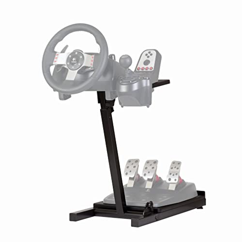 Le Support De Volant Ultime En Noir Adapt Pour Logitech Xbox Madcatz Et Thrustmaster Hauteur R Glable Angle R Glable Facilement Pliable Facile Assembler Large Compatibilit