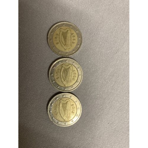 3 Pièces De 2€. Irlande