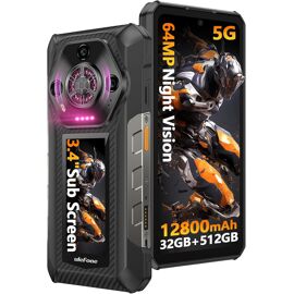 Ulefone Armor 30 Pro 5G Telephone Portable Incassable 16Go+512Go 6,95"" FHD+ 12800mAh/66W