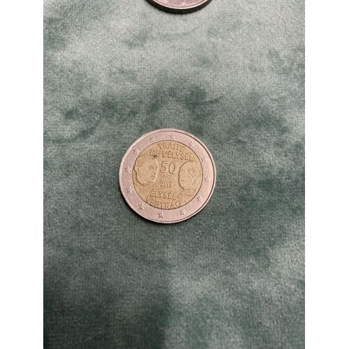 Pièce 2€. France. 2013. 40 Eme Anniversaire Du Traité De L¿Élysée 