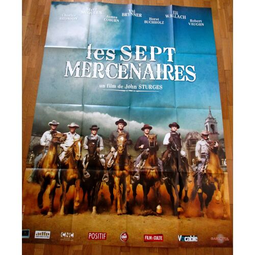 Affiche De Cinéma * Les 7 Mercenaires * 120x160cm