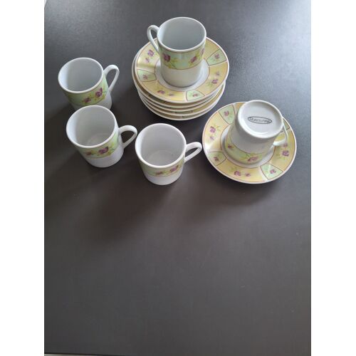 Tasses À Café Porcelaine Avec Sous-Tasses