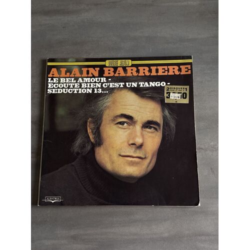 Alain Barrière Double Album Vinyle 33t Le Bel Amour Écoute Bien C Est Un Tango Séduction 13….:
