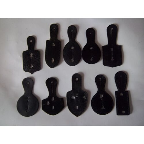 Lot 10 Cuirs Noir Insigne Militaire