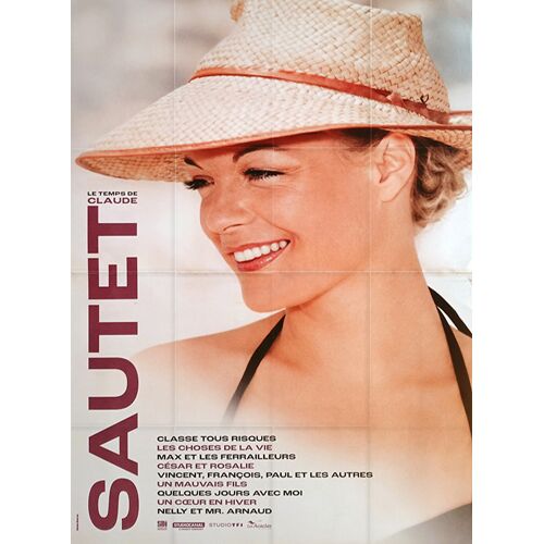 Le Temps De Claude Sautet /Romy Schneider-Véritable Affiche Cinéma Pliée-Format 120x160 Cm-Les Choses De La Vie,Max Ferrailleurs,César Et Rosalie,Vincent,François Paul Et Les Autres- Ressortie 2026