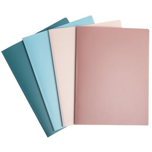 Exacompta Protège-Documents Semi-Rigide En Pp Recyclé 40 Vues Skandi - Coloris Aléatoire
