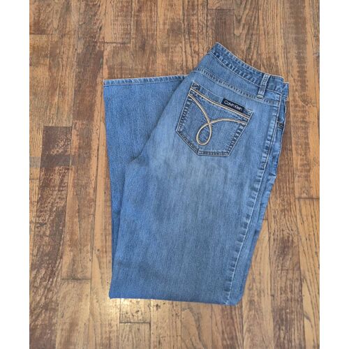 Jean Calvin Klein Skinny Femme Taille 10 38/L Denim Bleu