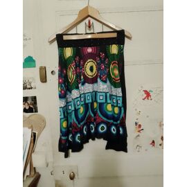 Jupe Asymétrique Multicolore 36 S Desigual.