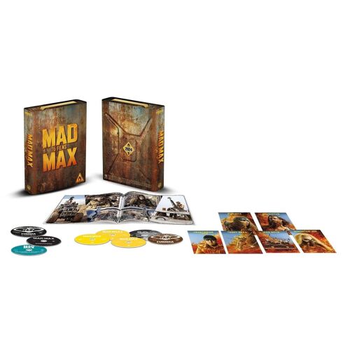 Mad Max 1 - 5 (1979, 1981, 1985, 2015, 2024) (Petrol Tank) (Blu Ray 4k Ultra Hd)