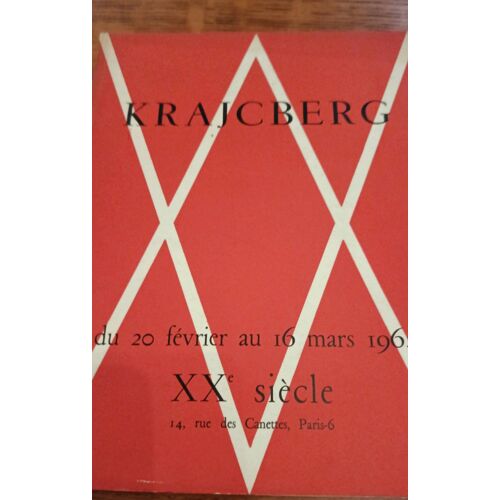 Krajcberg 20 Février Au 16 Mars 1962 Xx Ème Siècle