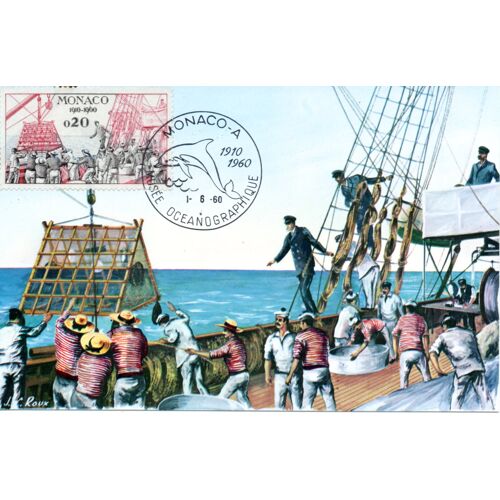 Monaco, Carte Maximum Premier Jour N°529